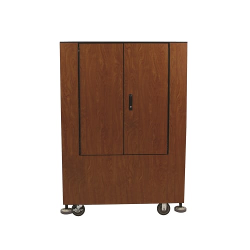 Royal Basket® 48 Cubic Feet Designer Collection Cart, Empire Mahogany